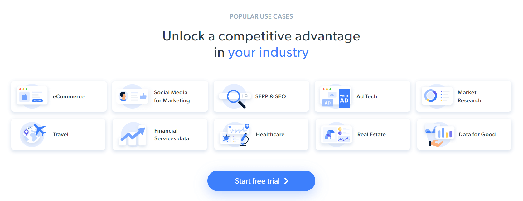 BrightData home page