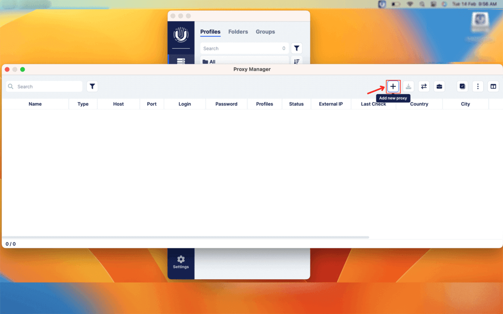 Add new proxy
