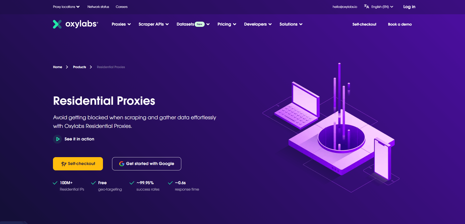 Oxylabs's reisdential proxies