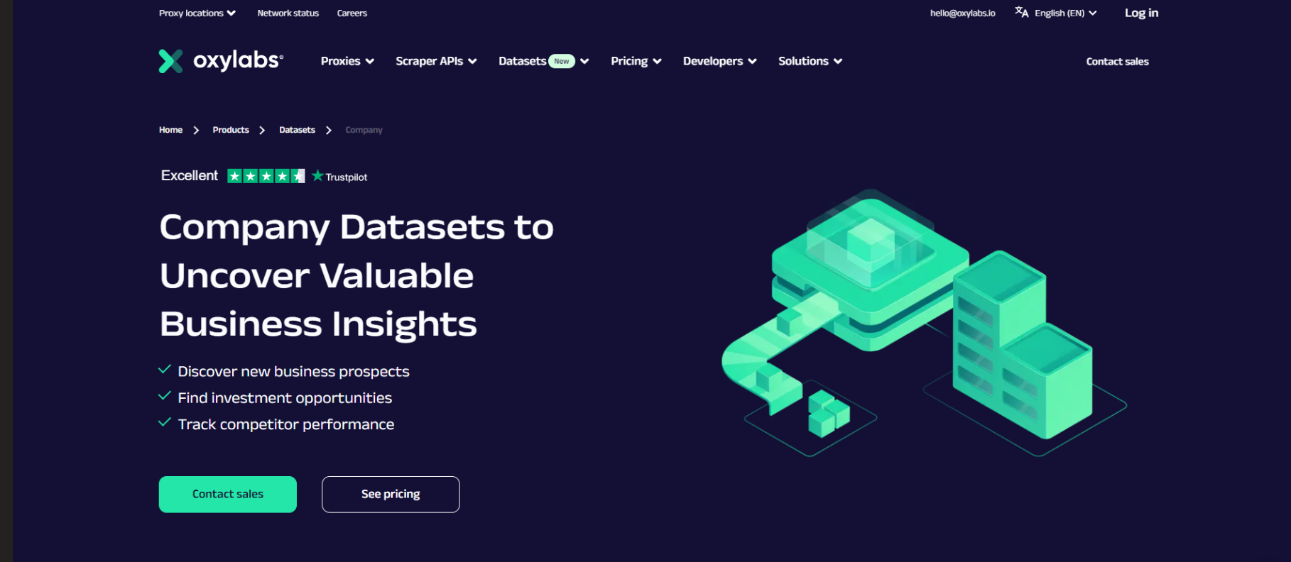 Oxylabs datasets