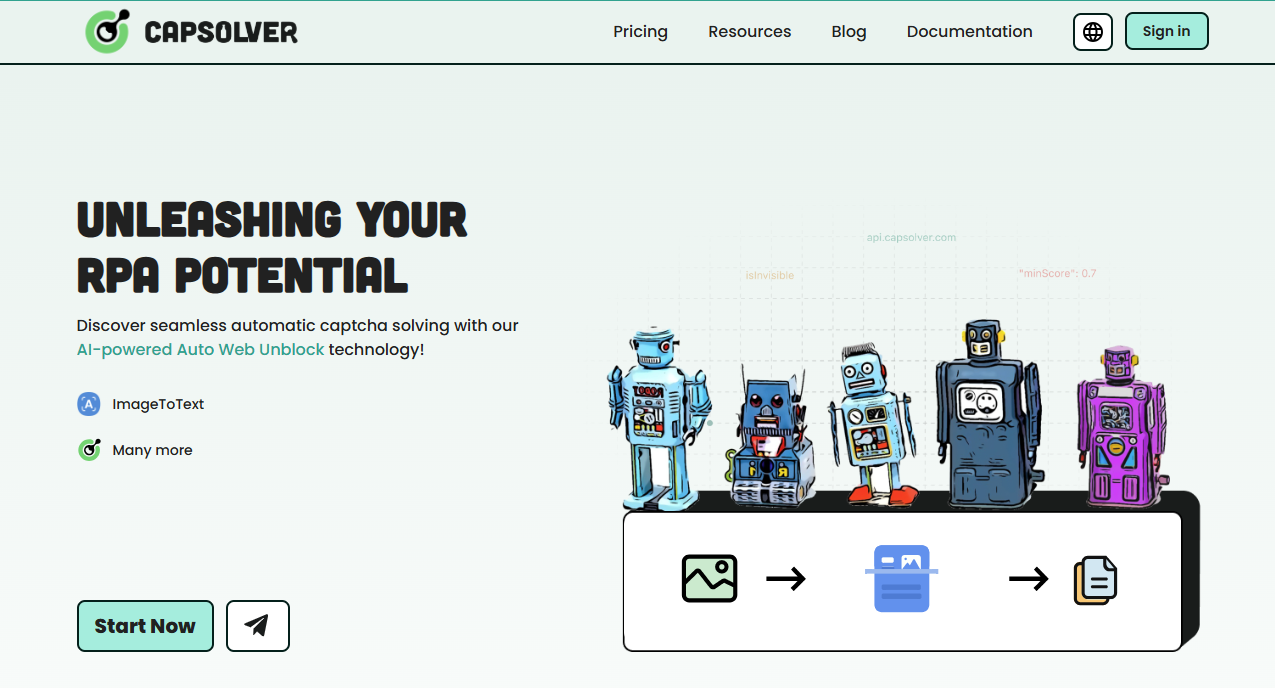 CapSolver website
