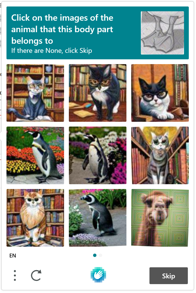 A current advanced CAPTCHA