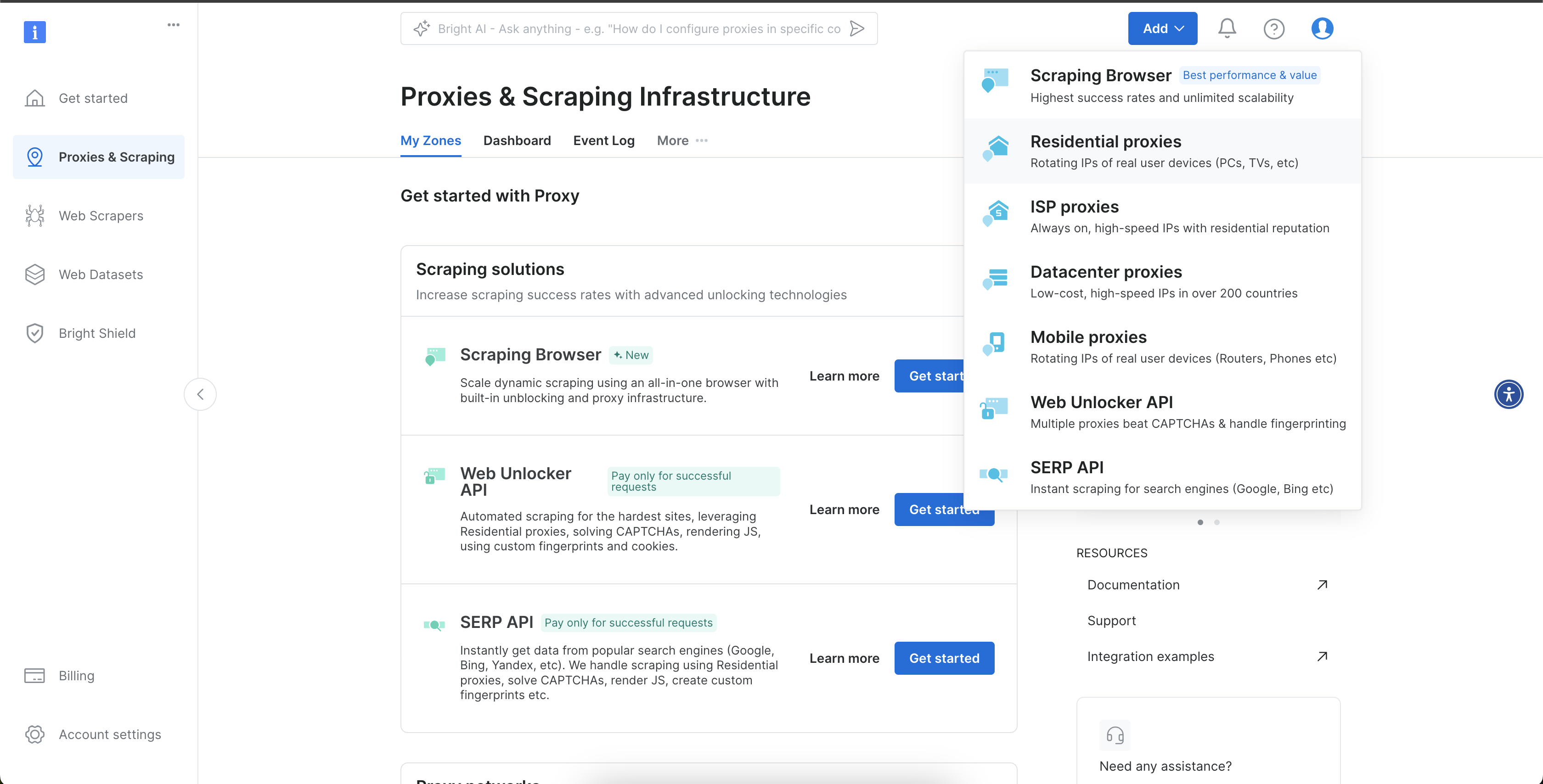 Bright Data proxies