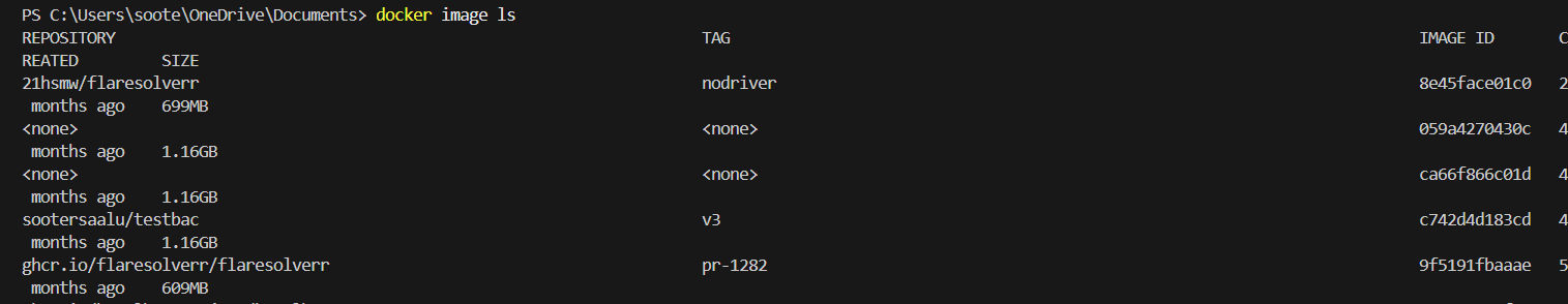 Image list