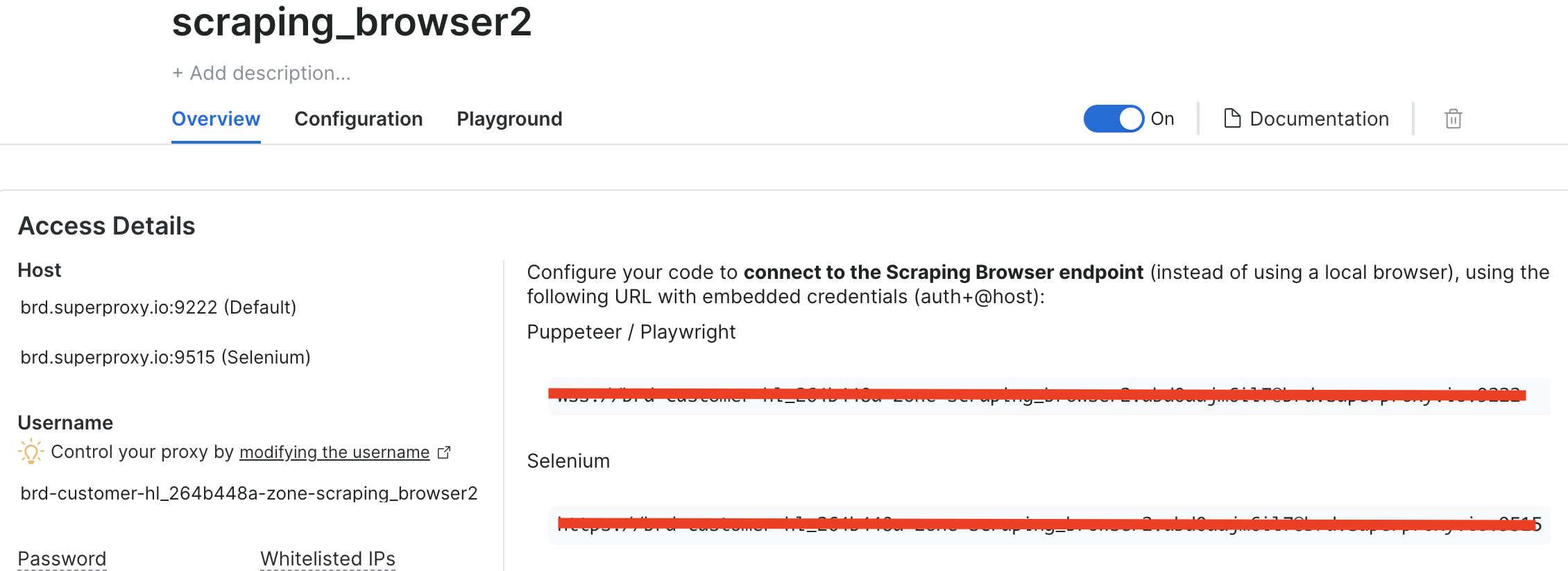 Scraping Browser URL