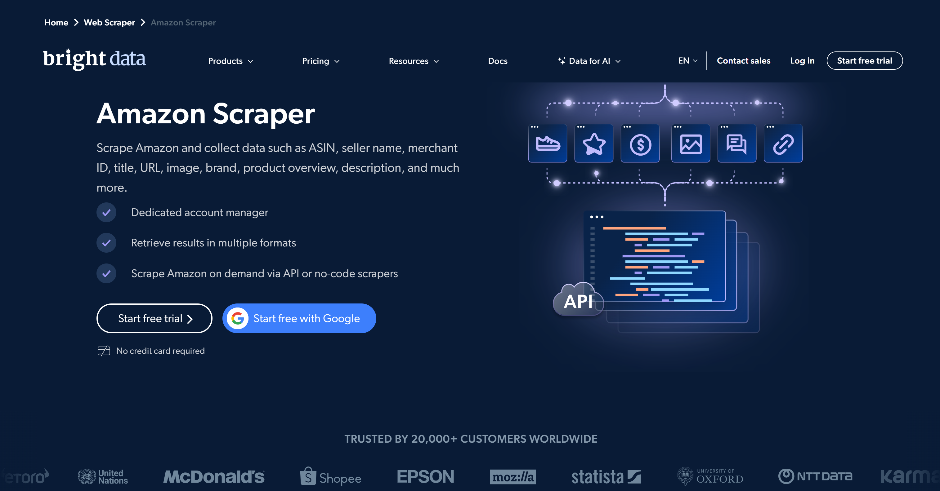 Bright Data's Amazon Scraper