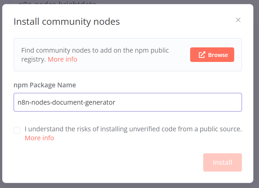 Adding Document Generator