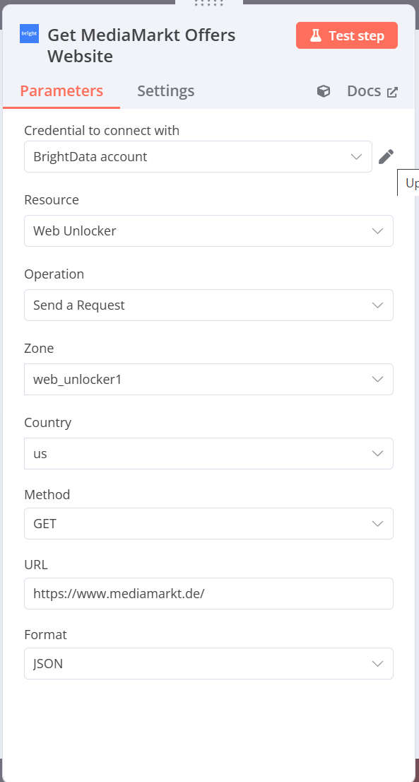 Edit Bright Data