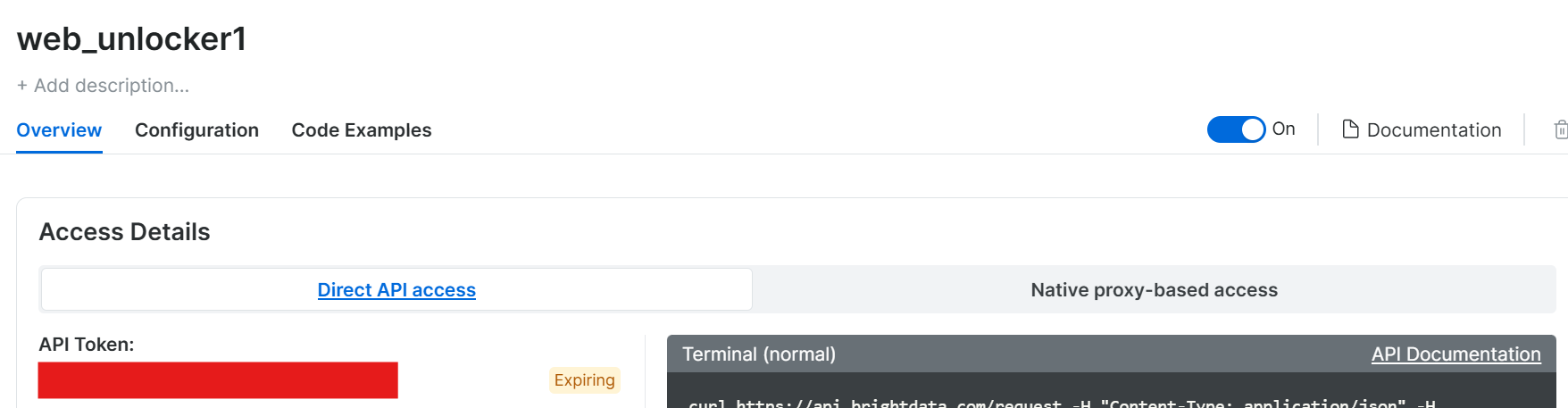 Get Bright Data API Key