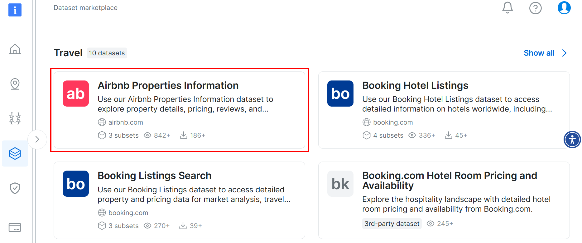 The “Airbnb Properties Information” dataset