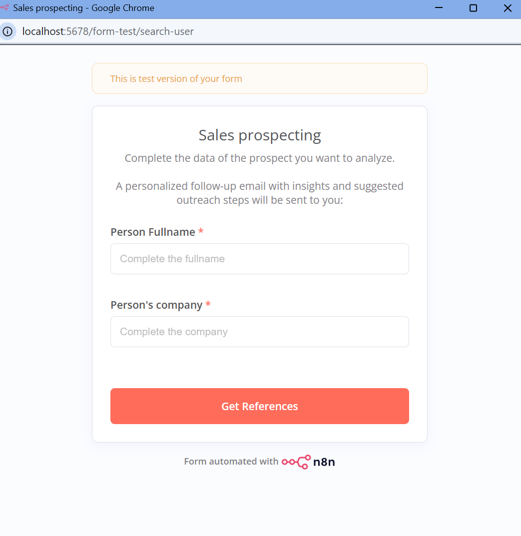 User Form