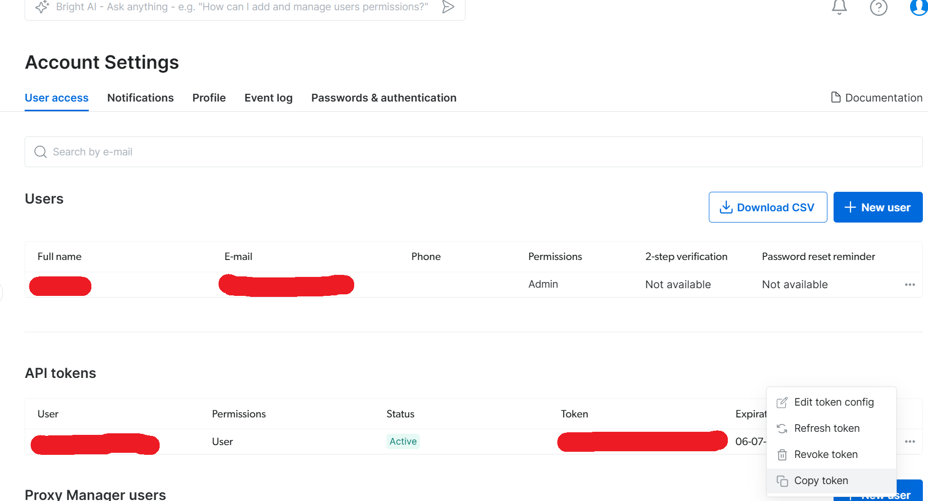 Exporting Your Bright Data API Key