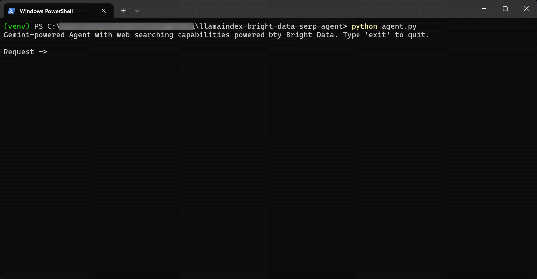How the LlamaIndex + Bright Data SERP AI agent addresses the prompt