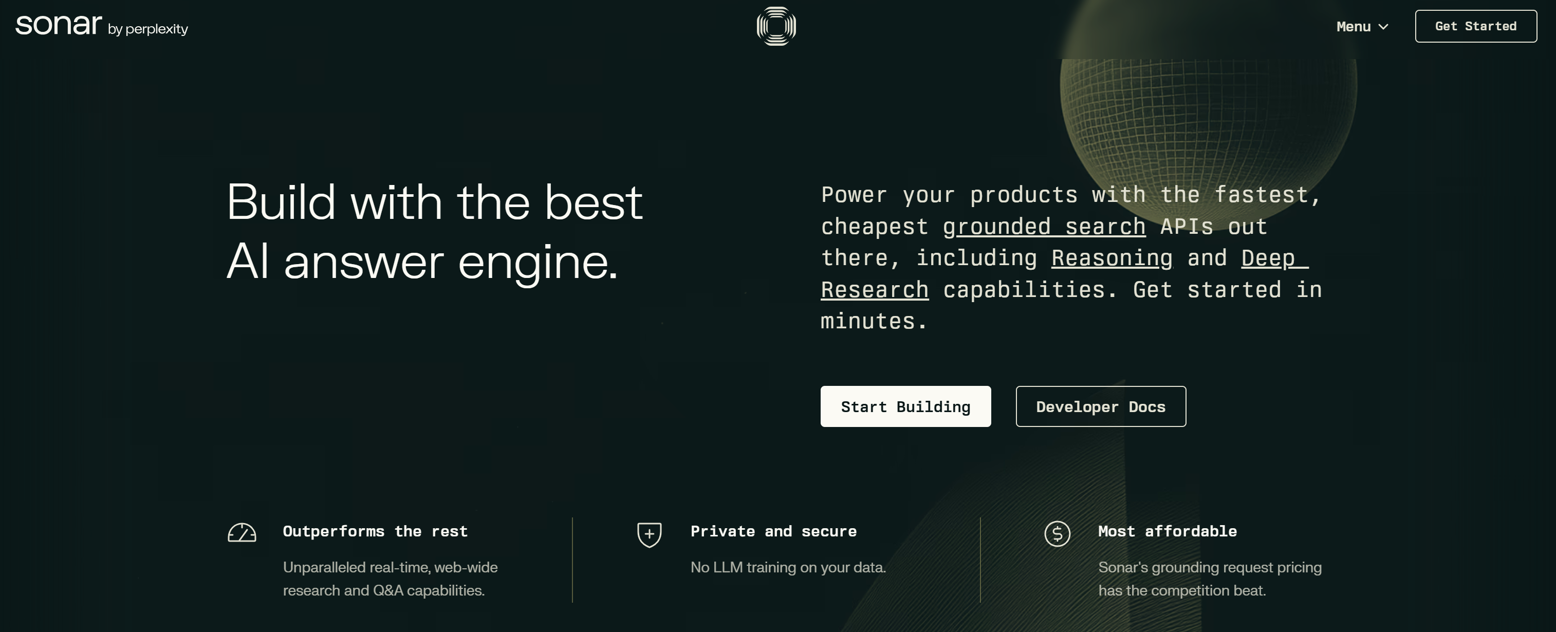 Sonar website