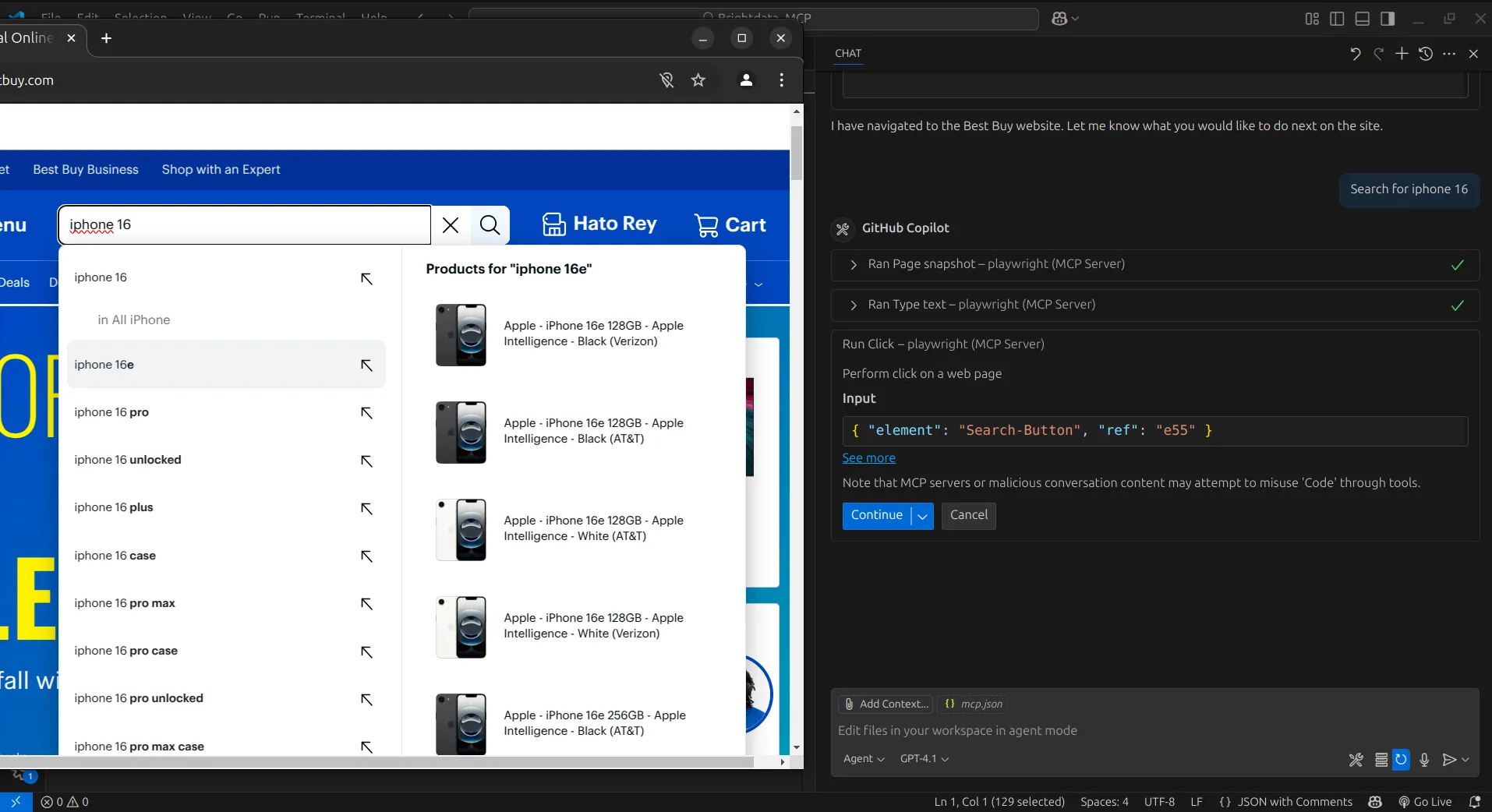Browser_click tool